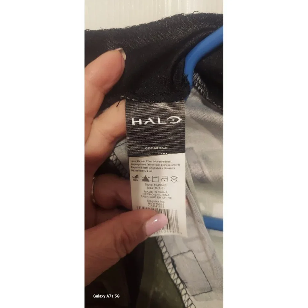 Halo Master‎ Chief Halloween Child Costume Size M 7-8 HALO INFINITE Video Game